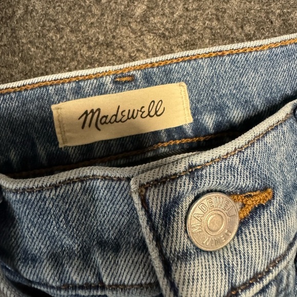 Madewell The Perfect Vintage Jean Striaght Leg Jeans Blue Denim 30 Tall - Picture 5 of 9